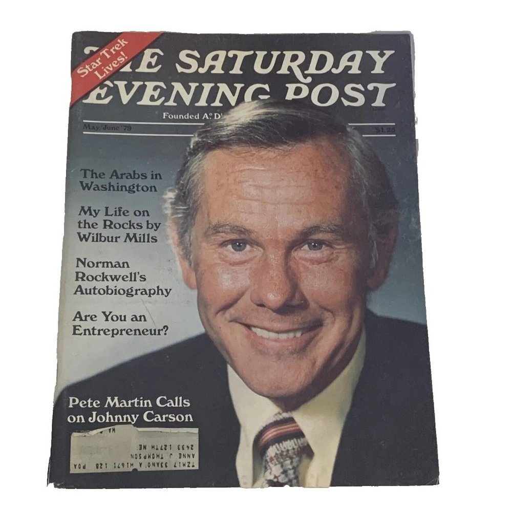 The Saturday Evening Post Star Trek Johnny Carson June 1979 magazine